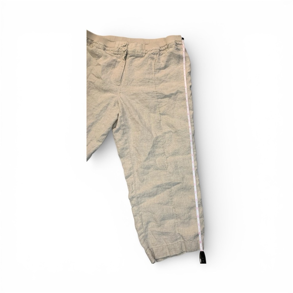 Chicos 100% Linen Cream Pants